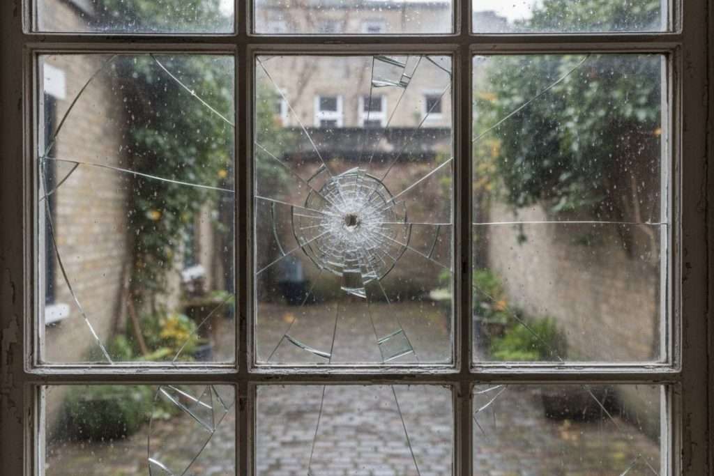 Vitre insert fendue : que couvre l’assurance habitation ?
