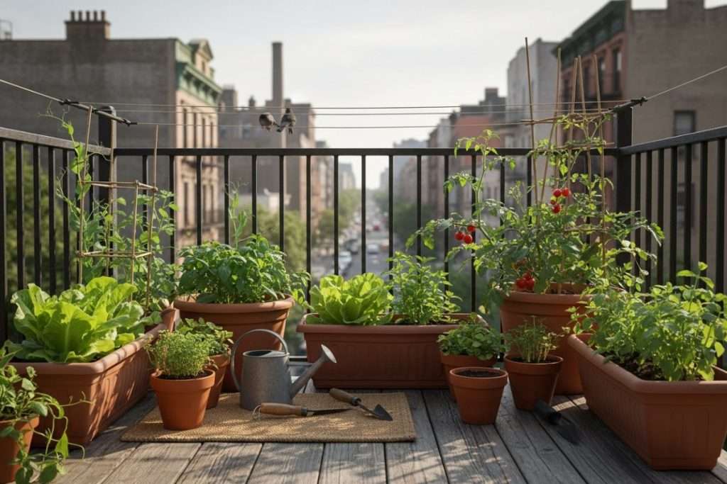 Carré potager sur balcon : cultivez vos légumes en ville